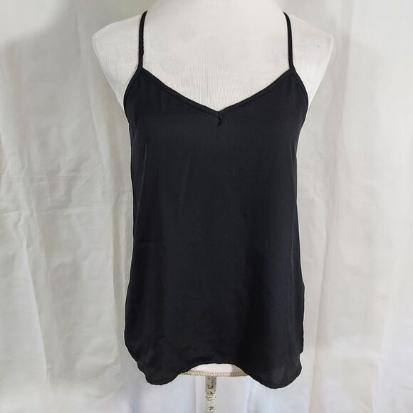 Abercrombie & Fitch Black Spaghetti Strap Tank Top Strappy Camisole Cami XS - Picture 2 of 11